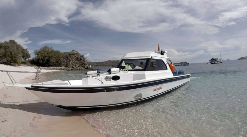 Speed boat ke Pulau Komodo